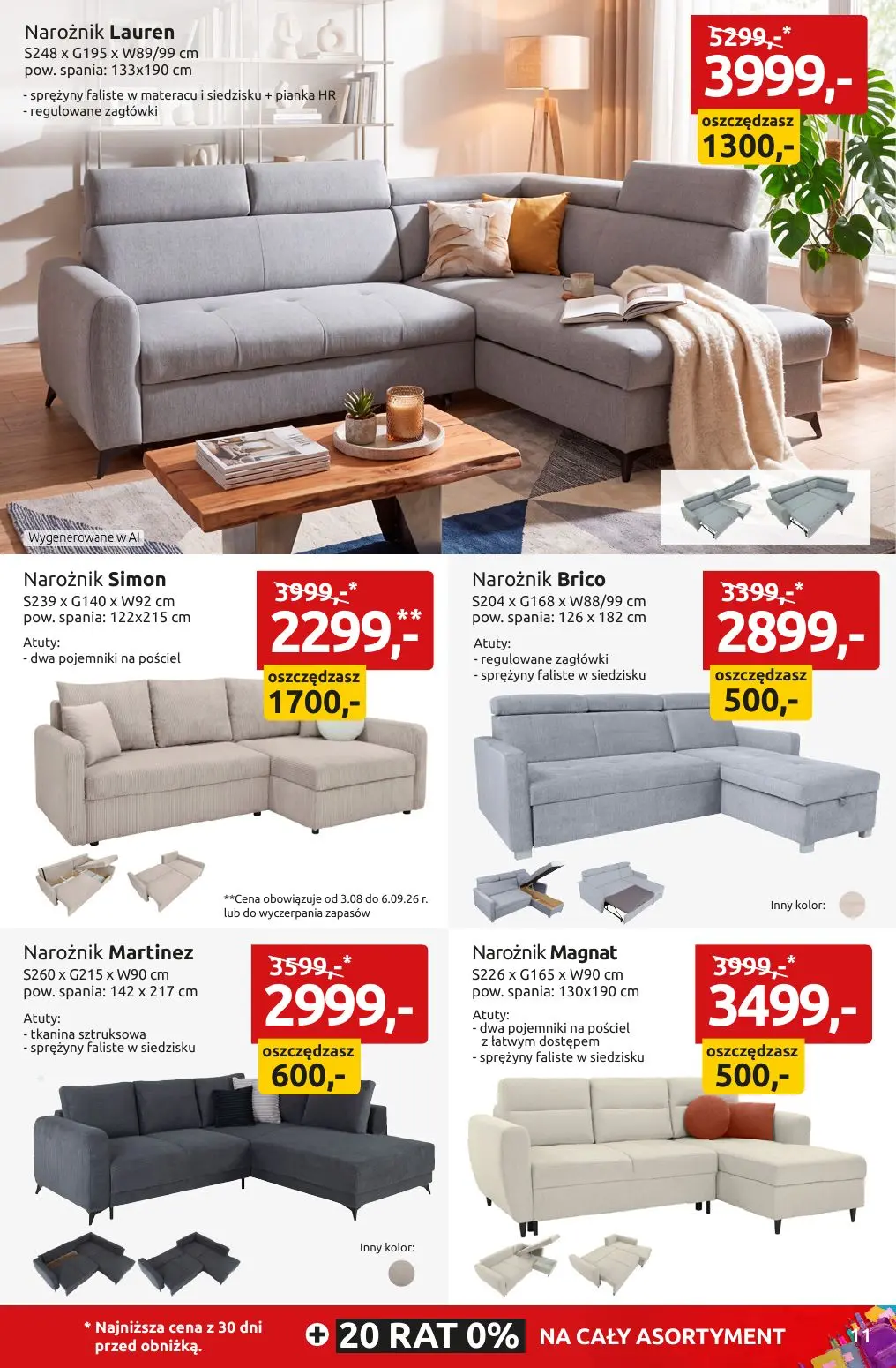 gazetka promocyjna Black Red White WITAJ SZKOŁO! SETKI MEBLI I DODATKÓW do -55% - Strona 11