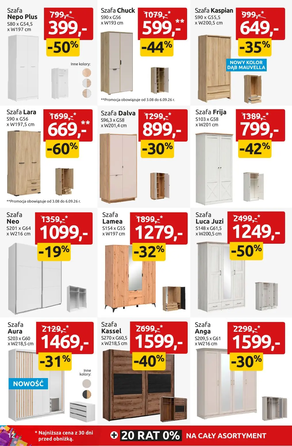 gazetka promocyjna Black Red White WITAJ SZKOŁO! SETKI MEBLI I DODATKÓW do -55% - Strona 12