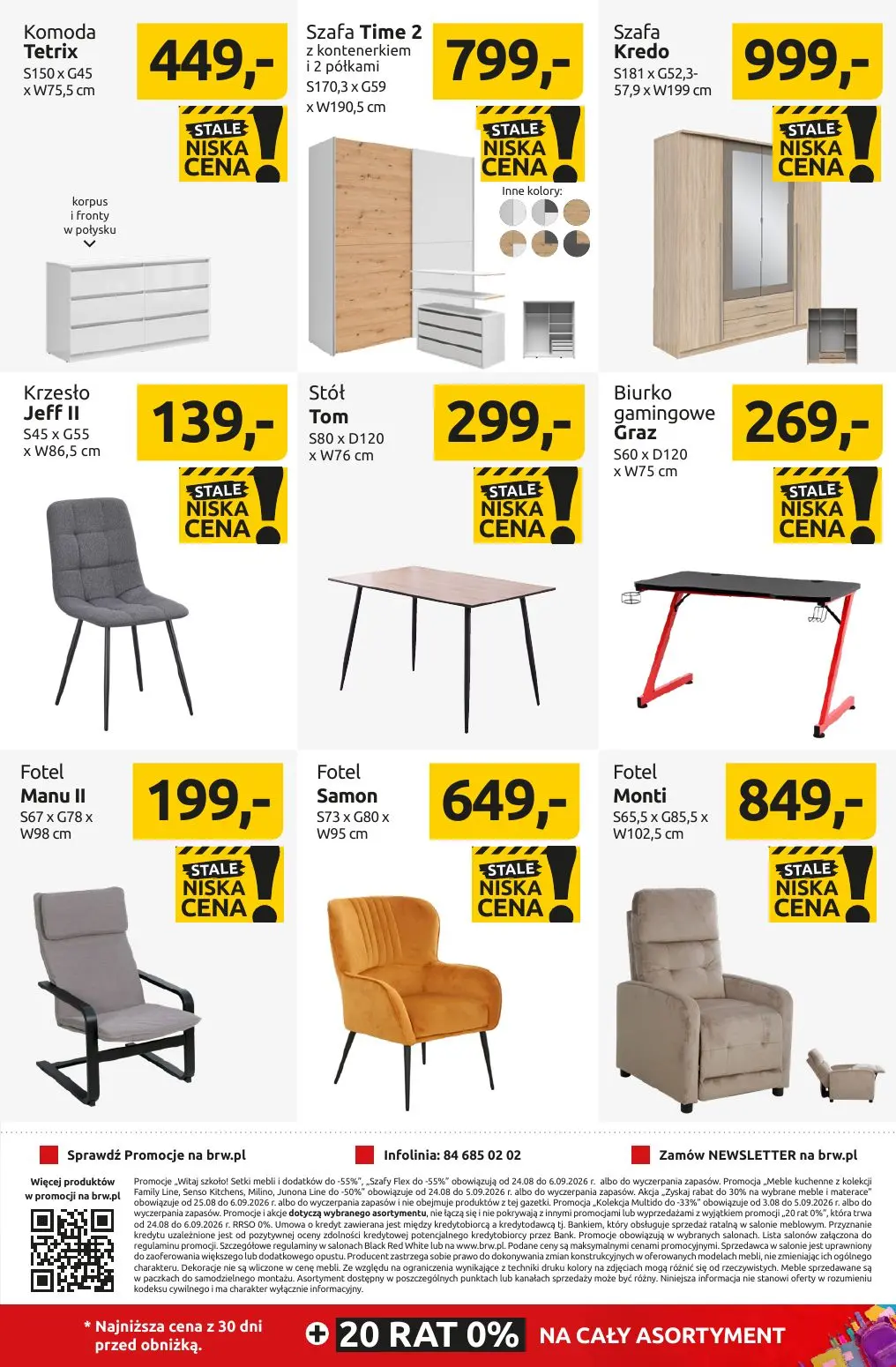 gazetka promocyjna Black Red White WITAJ SZKOŁO! SETKI MEBLI I DODATKÓW do -55% - Strona 17