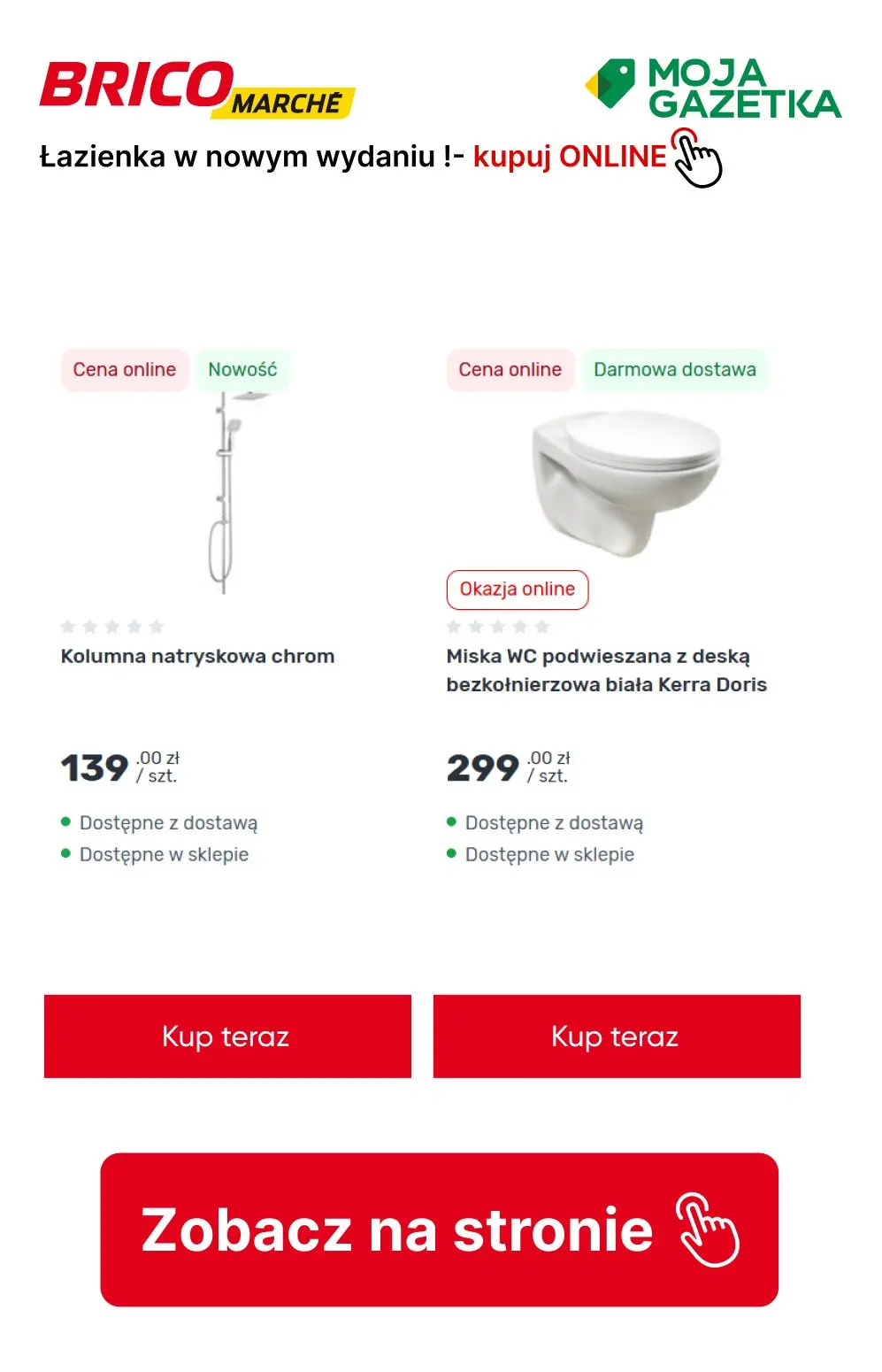 gazetka promocyjna BRICOMARCHE Łazienka w nowycm wydaniu ! - Strona 2