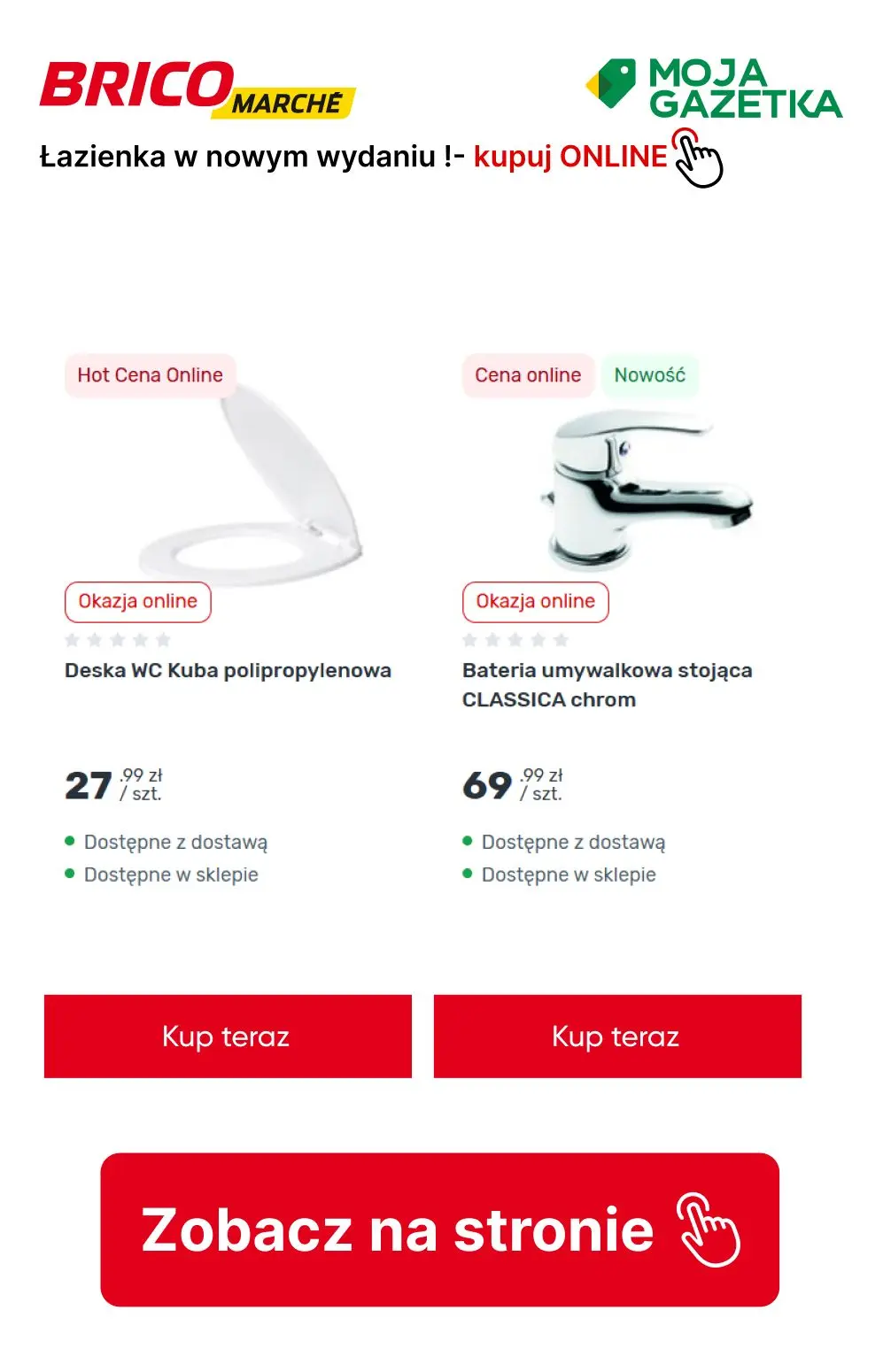gazetka promocyjna BRICOMARCHE Łazienka w nowycm wydaniu ! - Strona 4