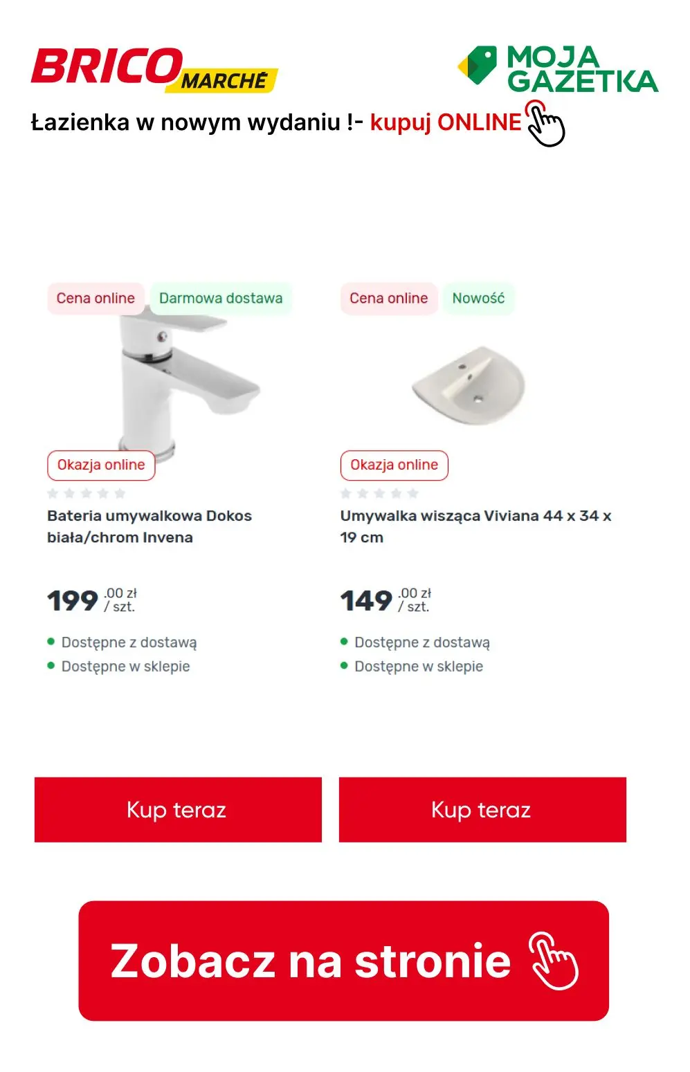 gazetka promocyjna BRICOMARCHE Łazienka w nowycm wydaniu ! - Strona 5