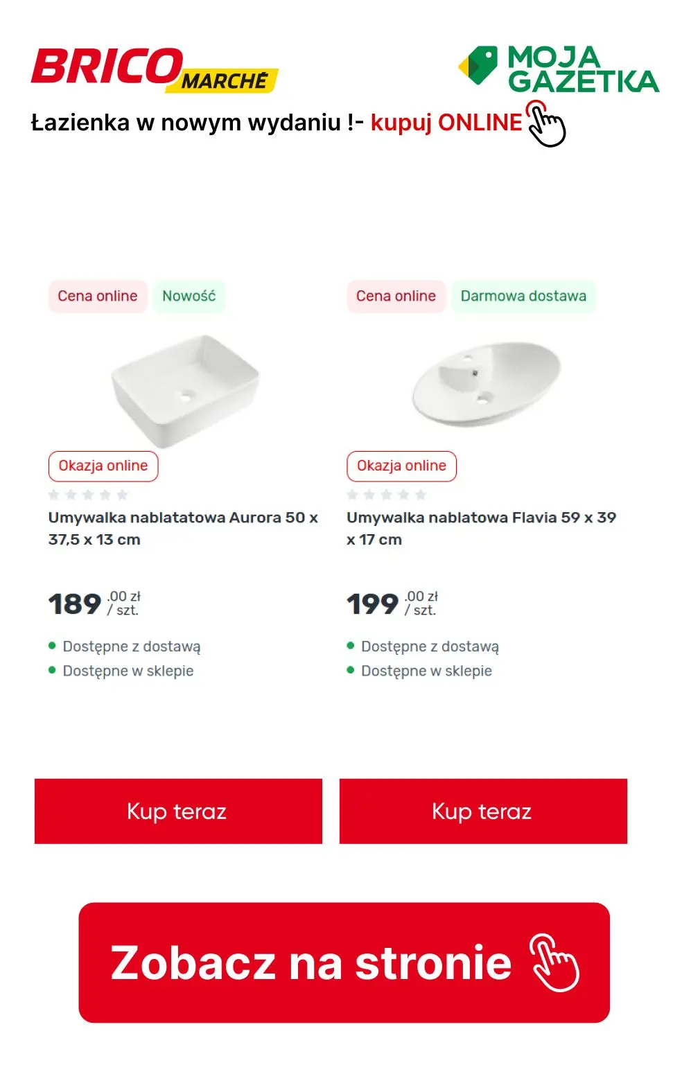 gazetka promocyjna BRICOMARCHE Łazienka w nowycm wydaniu ! - Strona 6