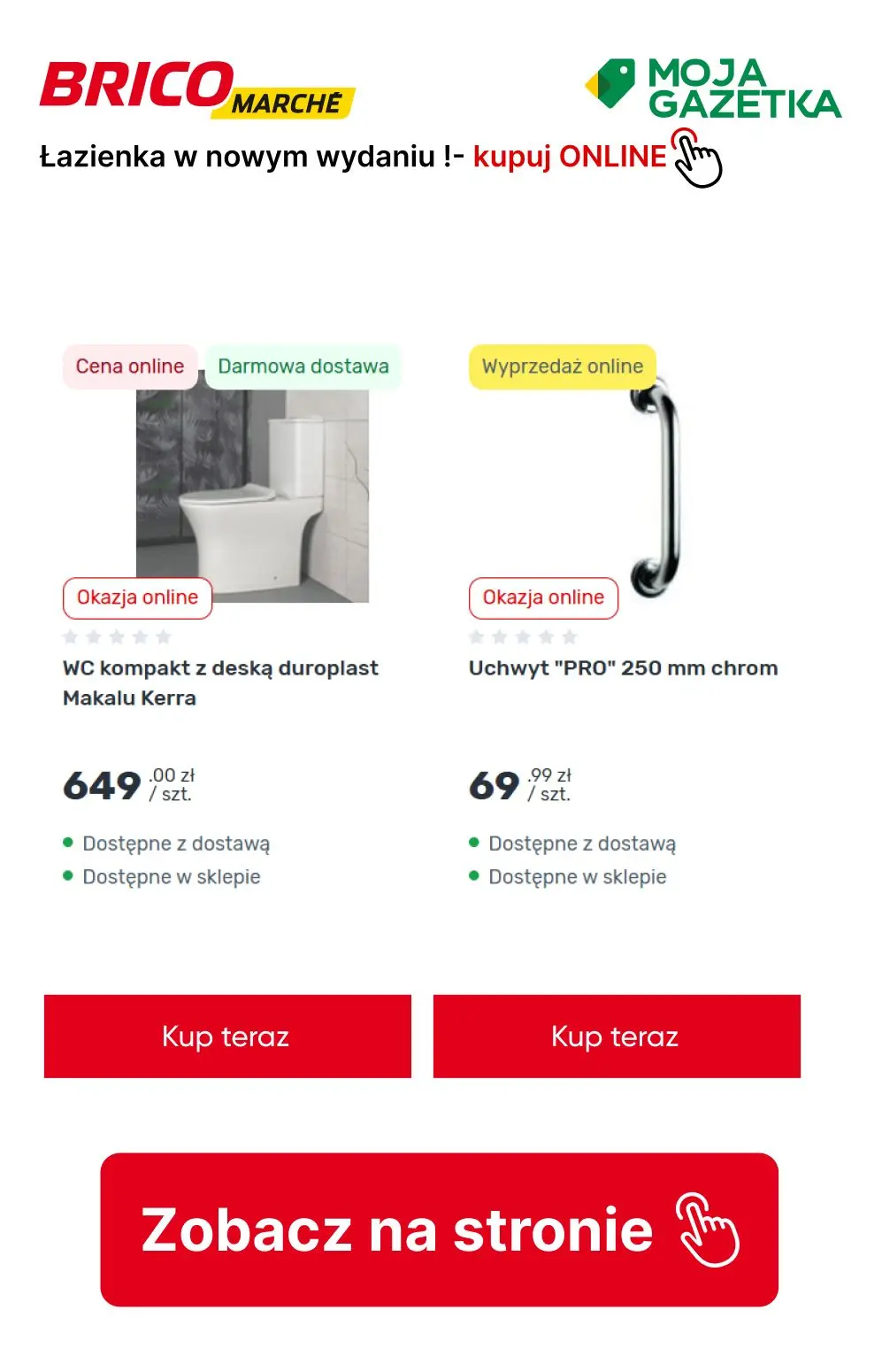 gazetka promocyjna BRICOMARCHE Łazienka w nowycm wydaniu ! - Strona 7