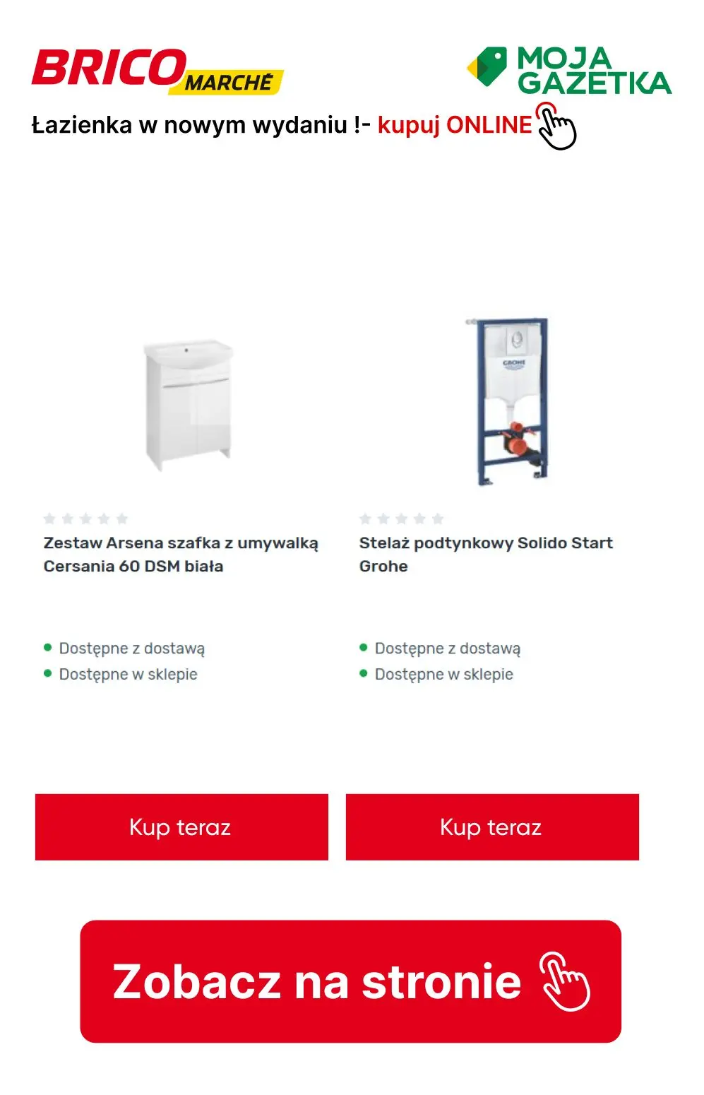 gazetka promocyjna BRICOMARCHE Łazienka w nowycm wydaniu ! - Strona 10