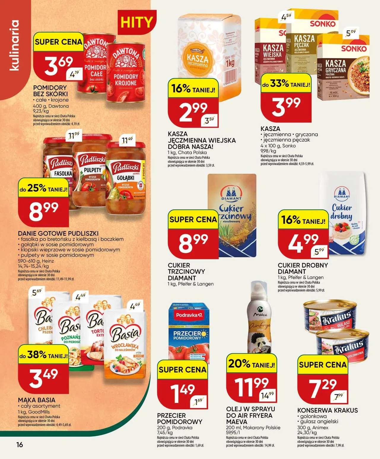 gazetka promocyjna Chata Polska  - Strona 16