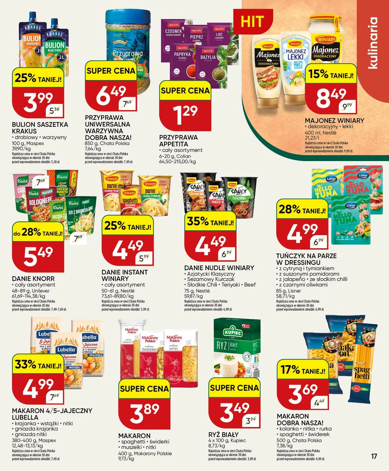 gazetka promocyjna Chata Polska  - Strona 17