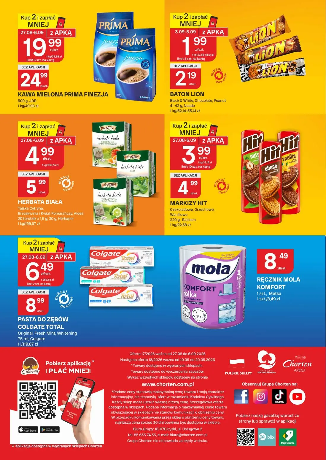 gazetka promocyjna Chorten Lubelskie, Radom - market - Strona 8