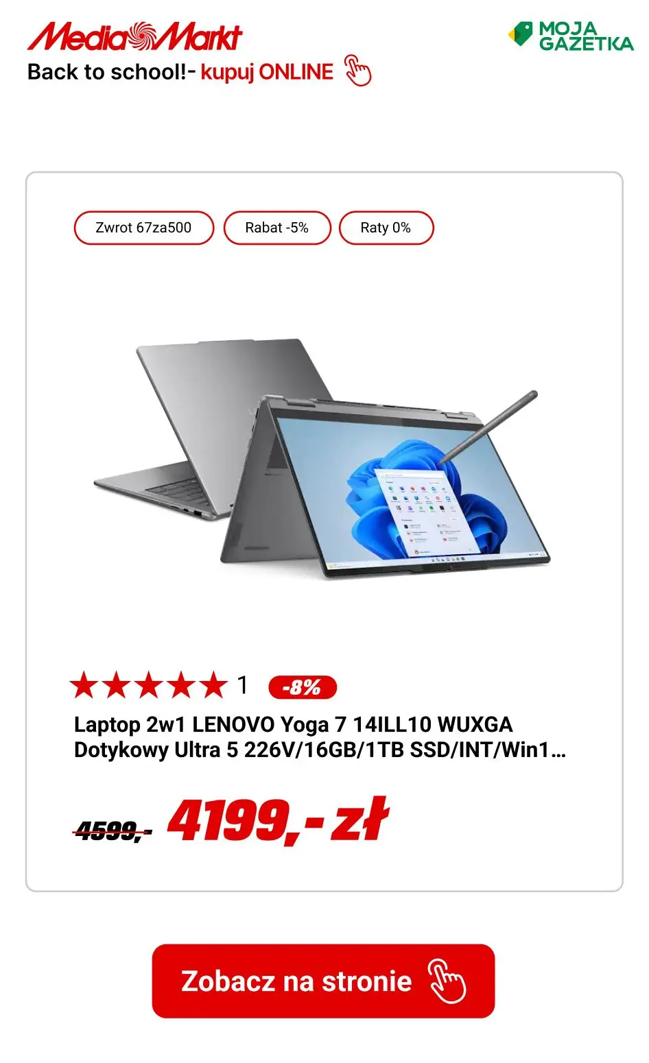 gazetka promocyjna Media Markt Tylko w myMediaMarkt
Stwórz zestaw i zyskaj rabat do -15% - Strona 5