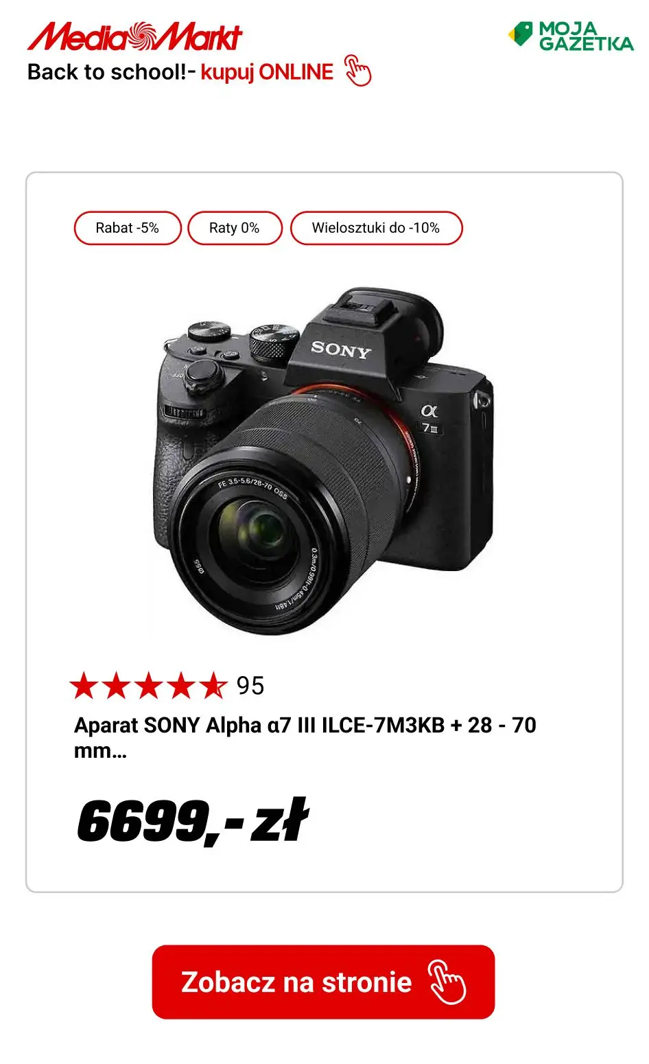gazetka promocyjna Media Markt Tylko w myMediaMarkt
Stwórz zestaw i zyskaj rabat do -15% - Strona 13