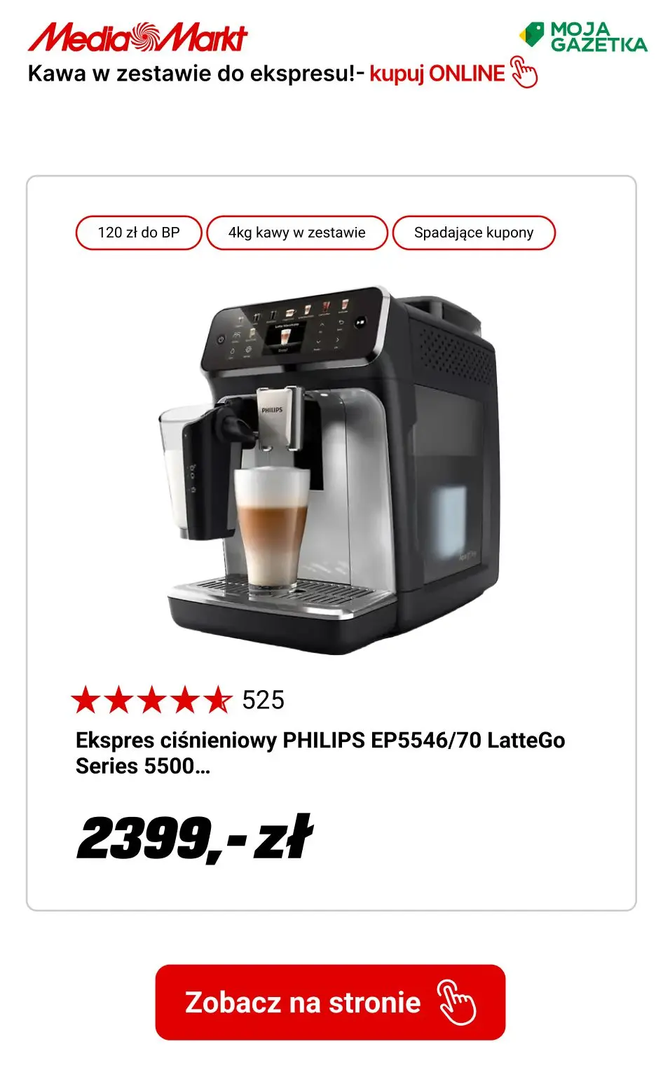 gazetka promocyjna Media Markt Kup ekspres automatyczny i zgarnij aż 4 kg kawy EDUSCHO w zestawie! - Strona 3