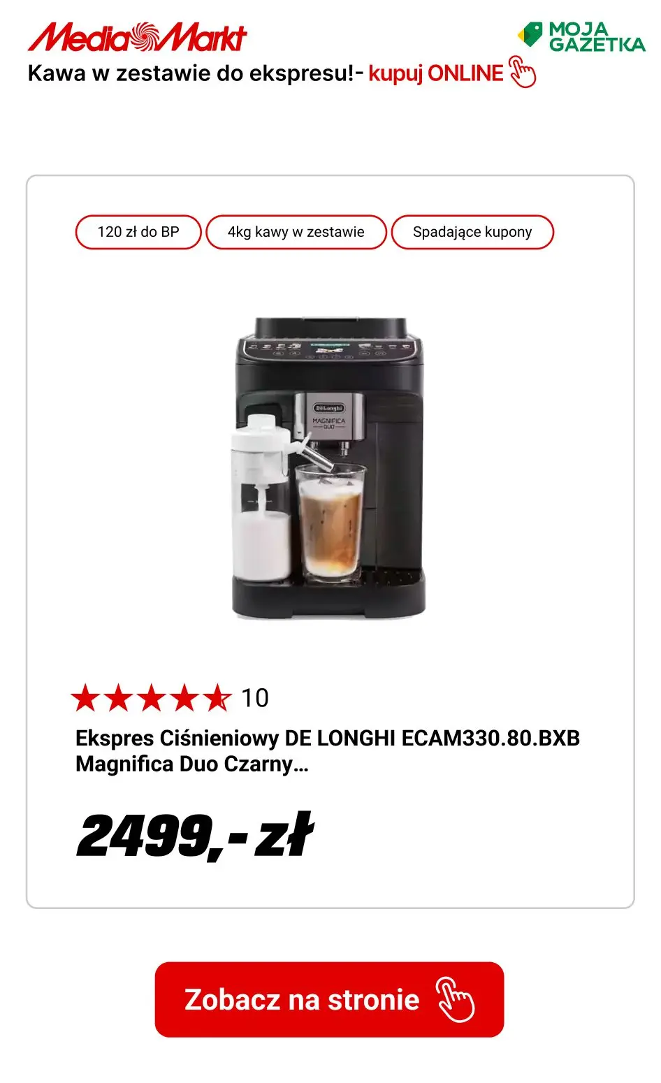gazetka promocyjna Media Markt Kup ekspres automatyczny i zgarnij aż 4 kg kawy EDUSCHO w zestawie! - Strona 6