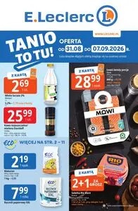 Gazetka promocyjna E.Leclerc, ważna od 2026-08-31 do 2026-09-07.