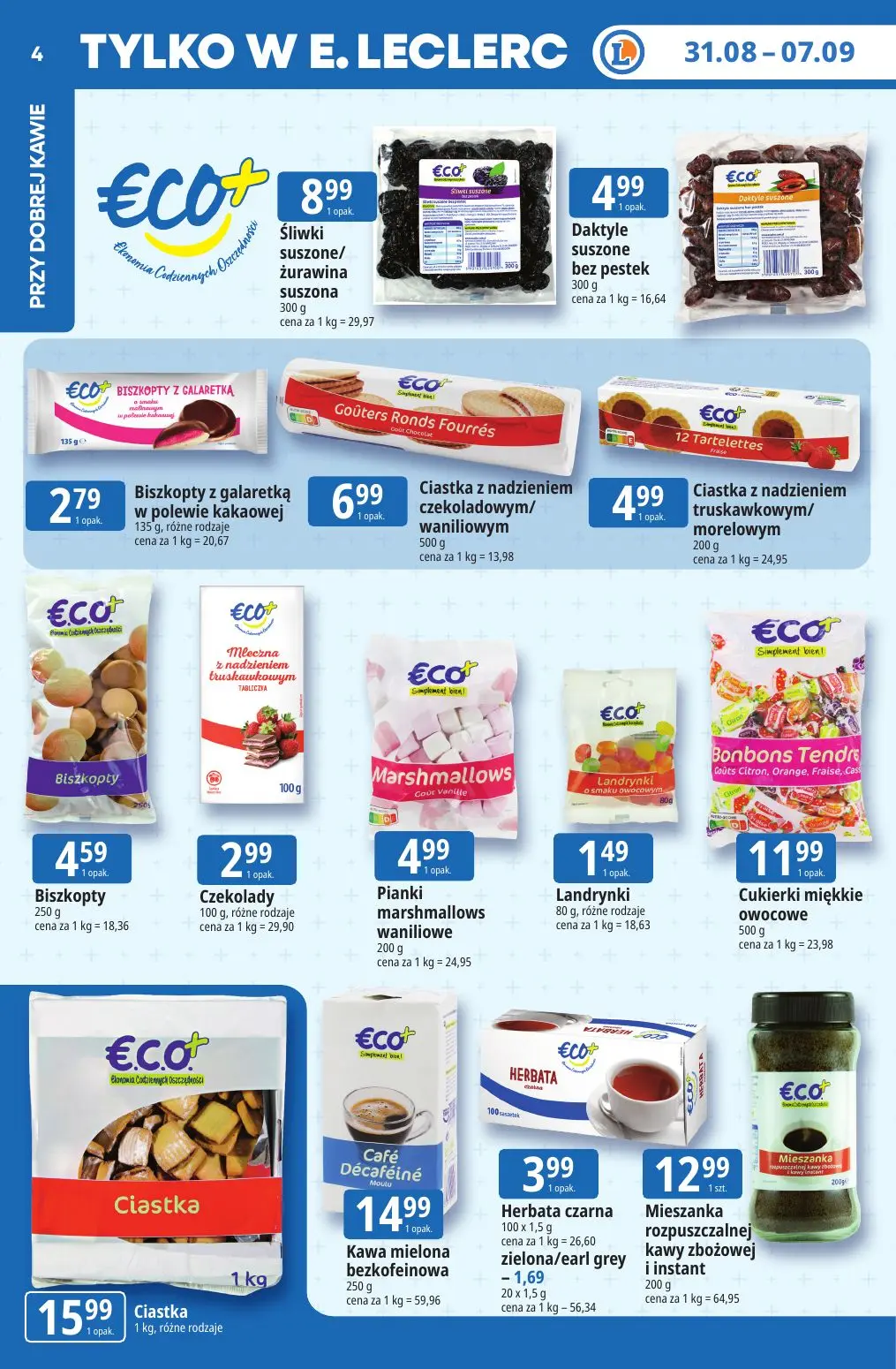 gazetka promocyjna E.Leclerc Tanio to tu - Strona 4