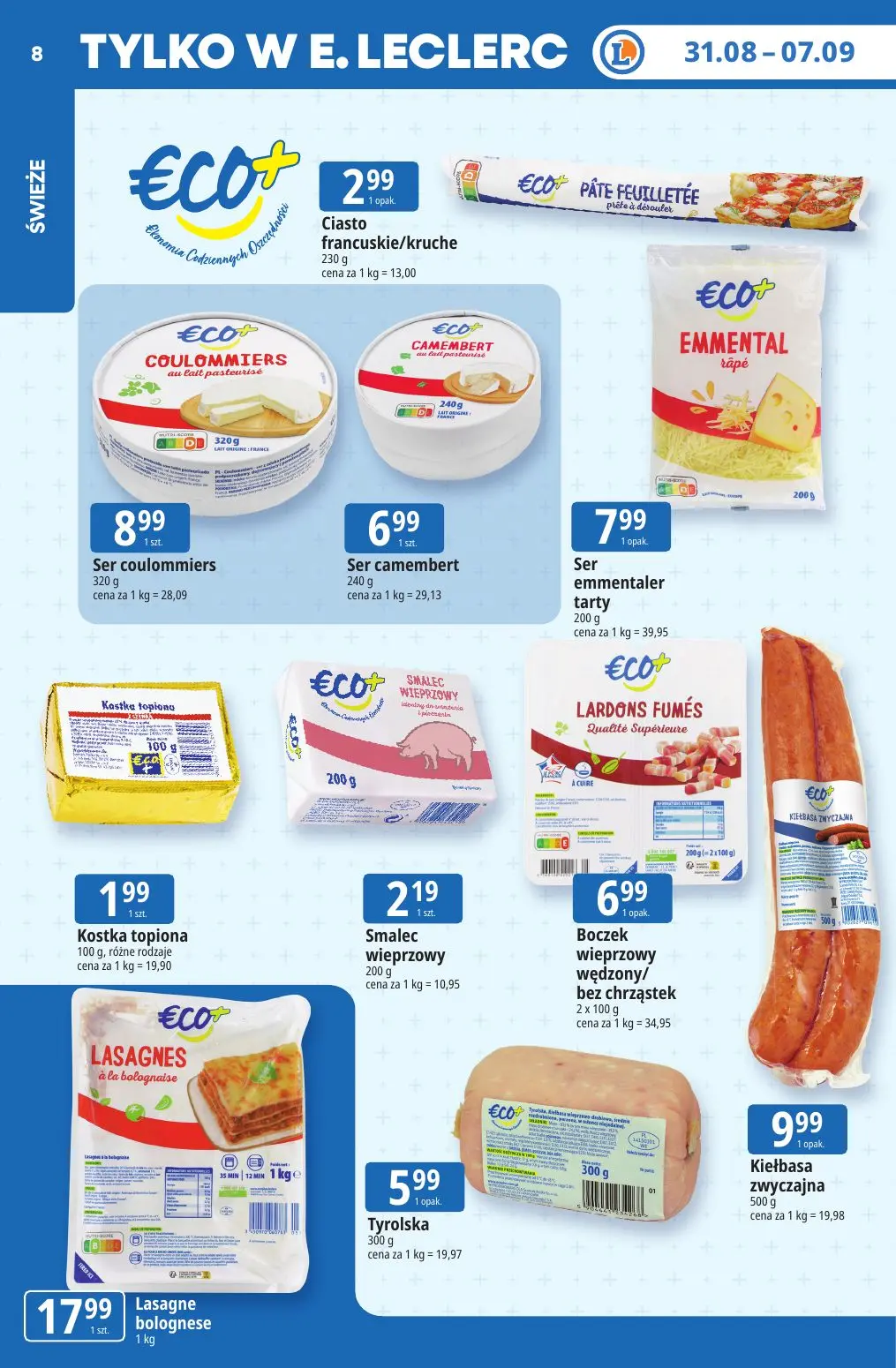 gazetka promocyjna E.Leclerc Tanio to tu - Strona 8