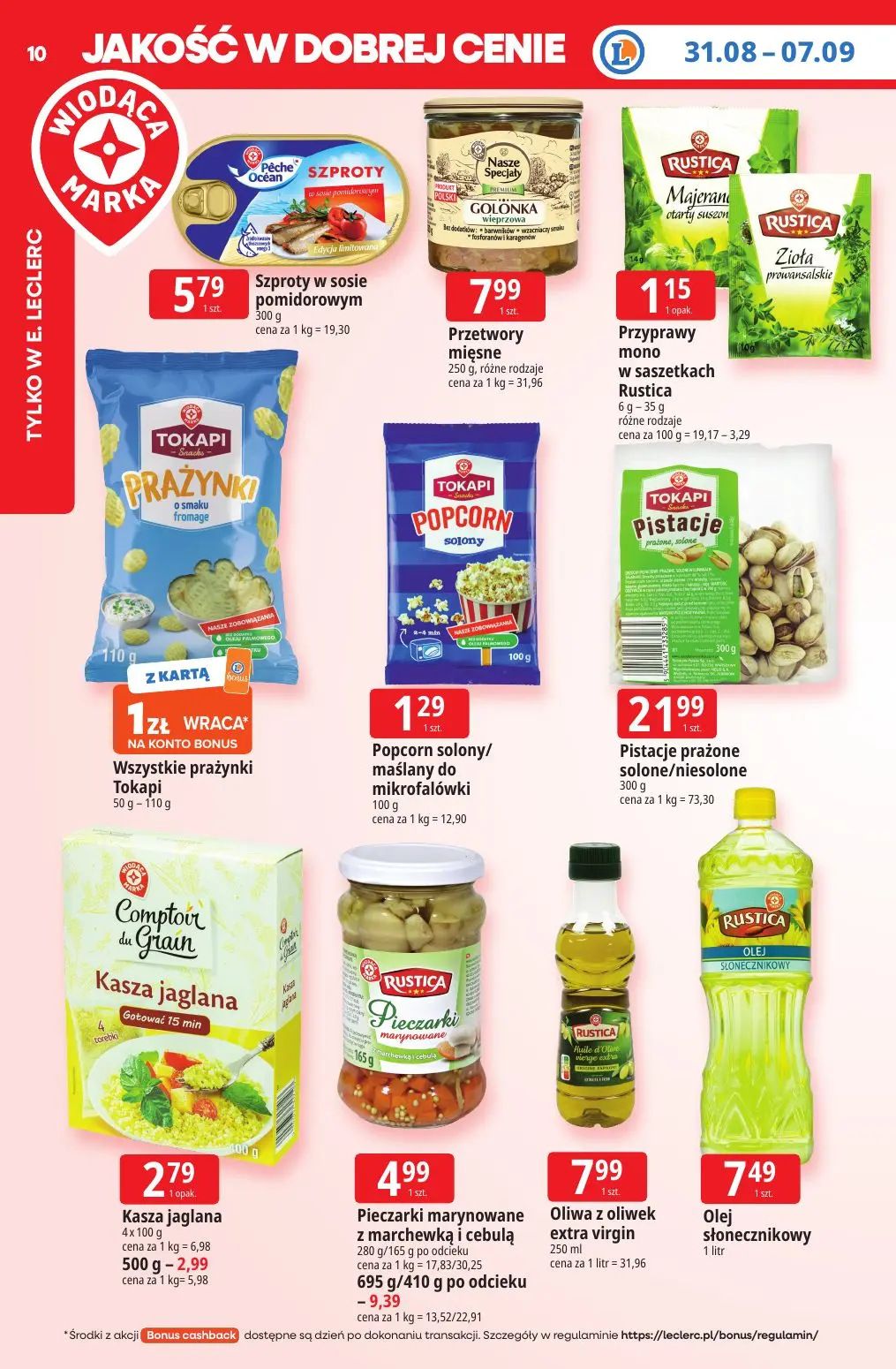 gazetka promocyjna E.Leclerc Tanio to tu - Strona 10