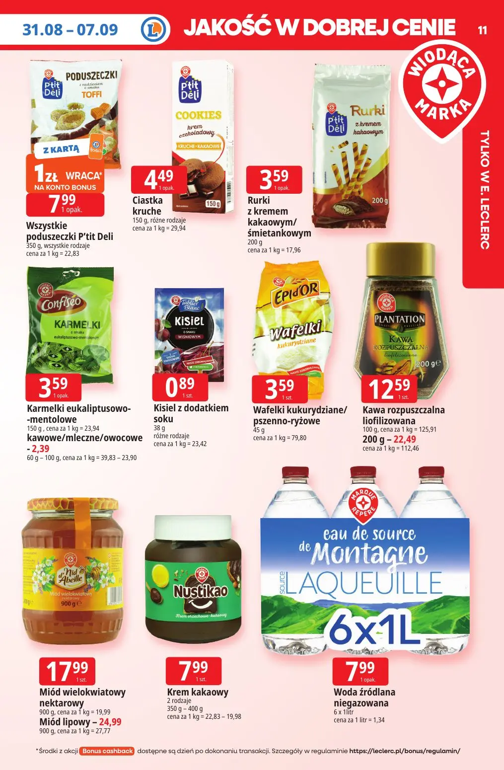 gazetka promocyjna E.Leclerc Tanio to tu - Strona 11