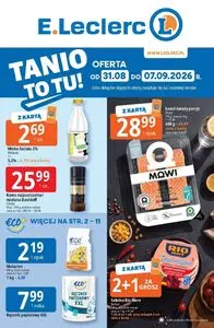 Gazetka promocyjna E.Leclerc, ważna od 2026-08-31 do 2026-09-07.