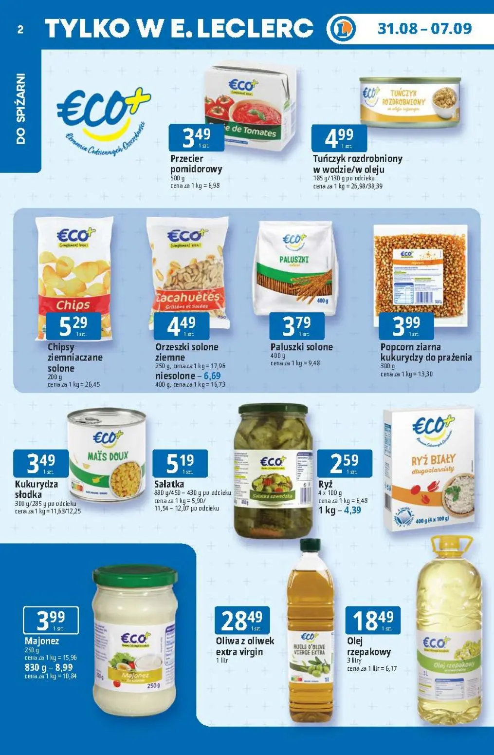 gazetka promocyjna E.Leclerc Tanio to tu - Strona 2