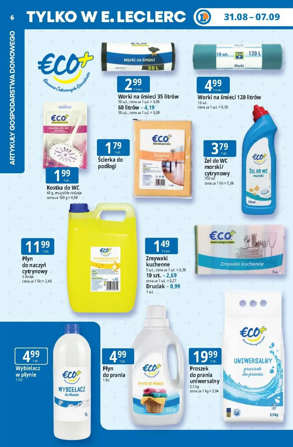 gazetka promocyjna E.Leclerc Tanio to tu - Strona 6