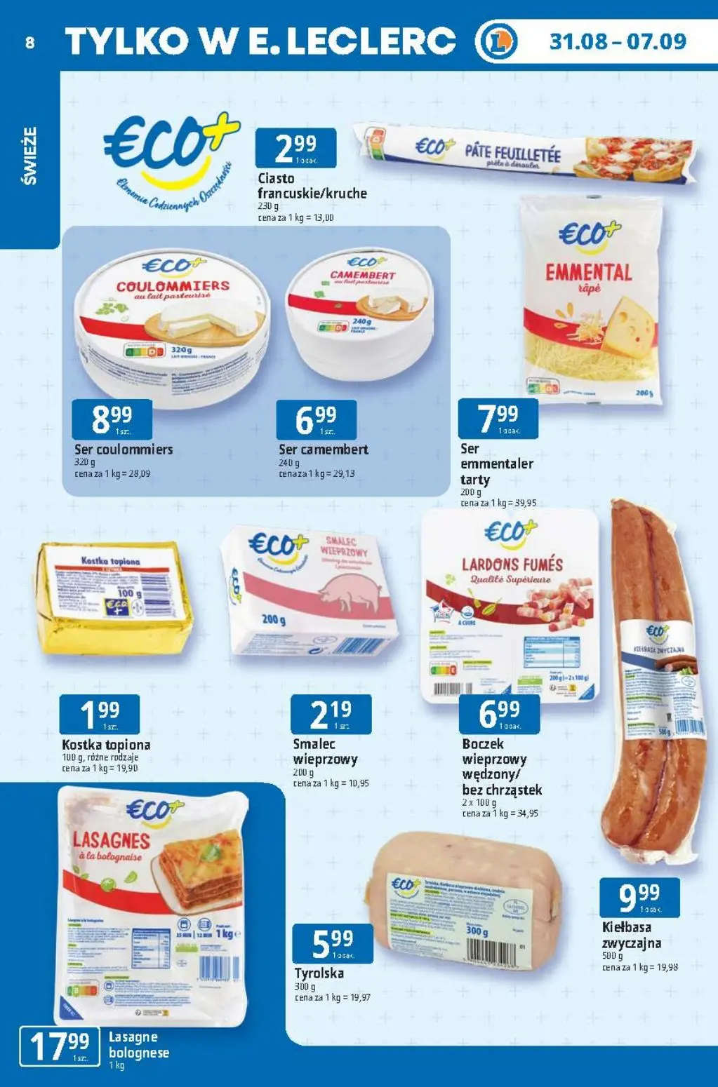 gazetka promocyjna E.Leclerc Tanio to tu - Strona 8