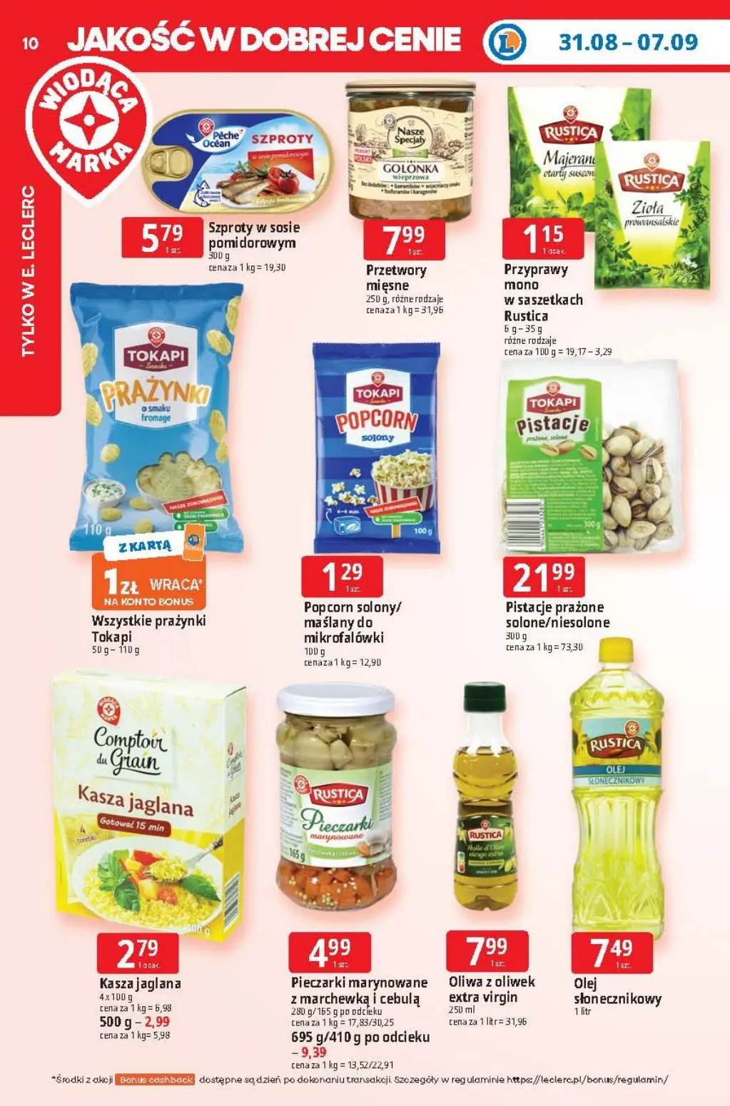 gazetka promocyjna E.Leclerc Tanio to tu - Strona 10