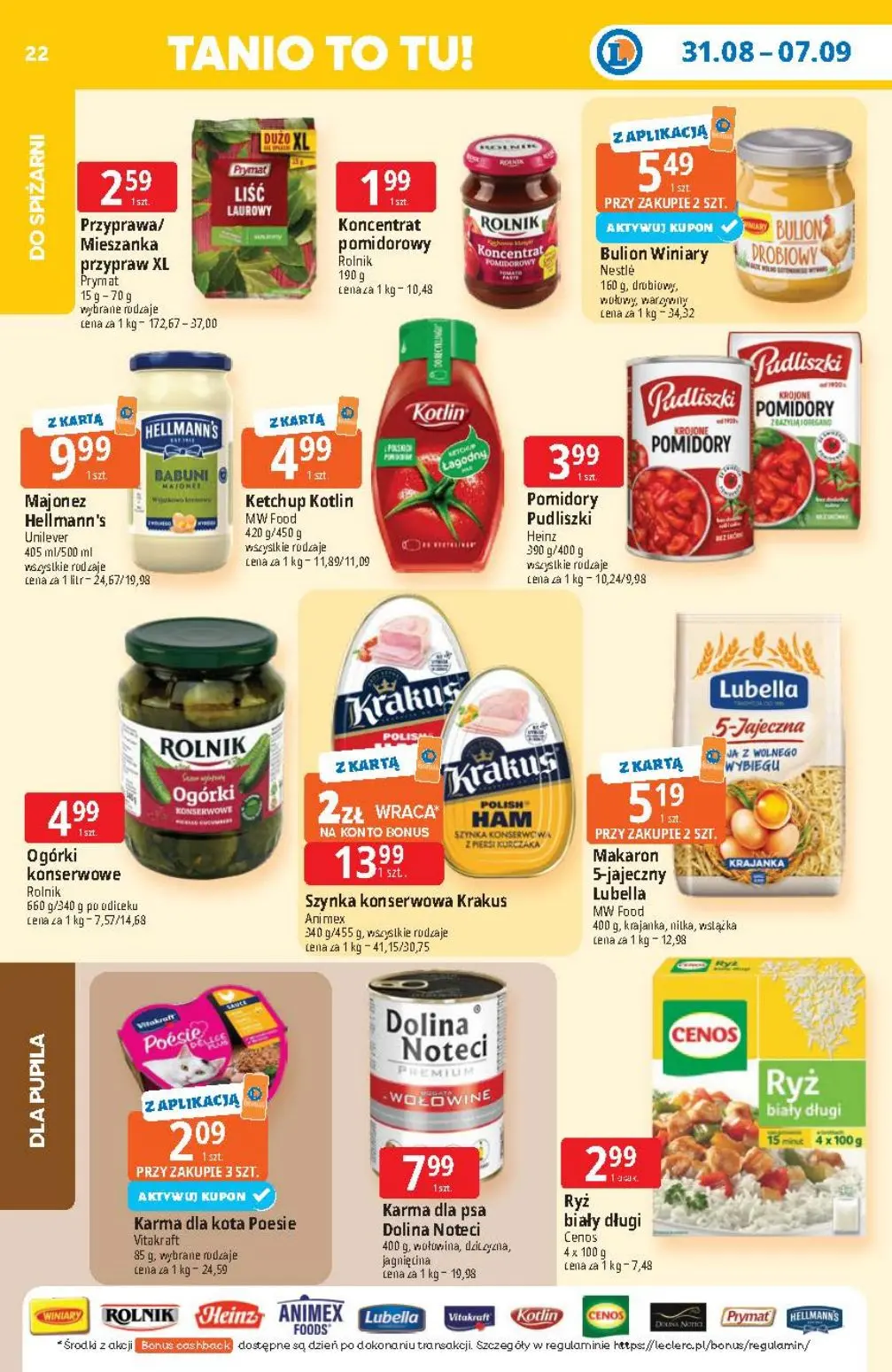 gazetka promocyjna E.Leclerc Tanio to tu - Strona 22