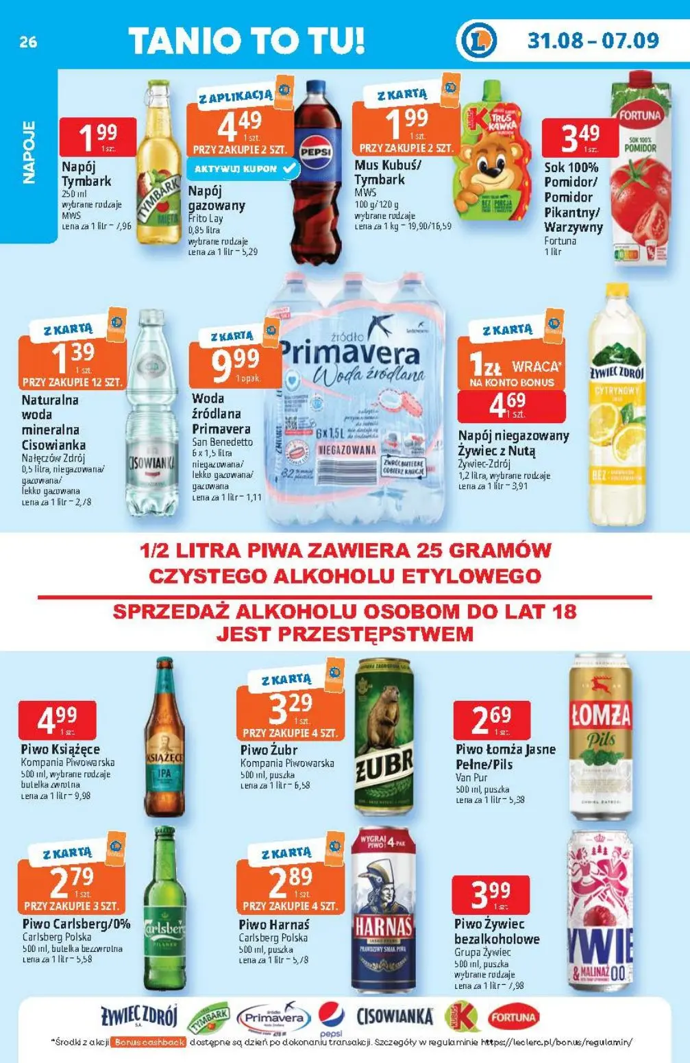 gazetka promocyjna E.Leclerc Tanio to tu - Strona 26
