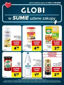 Gazetka promocyjna Globi, ważna od 2026-09-01 do 2026-09-07.