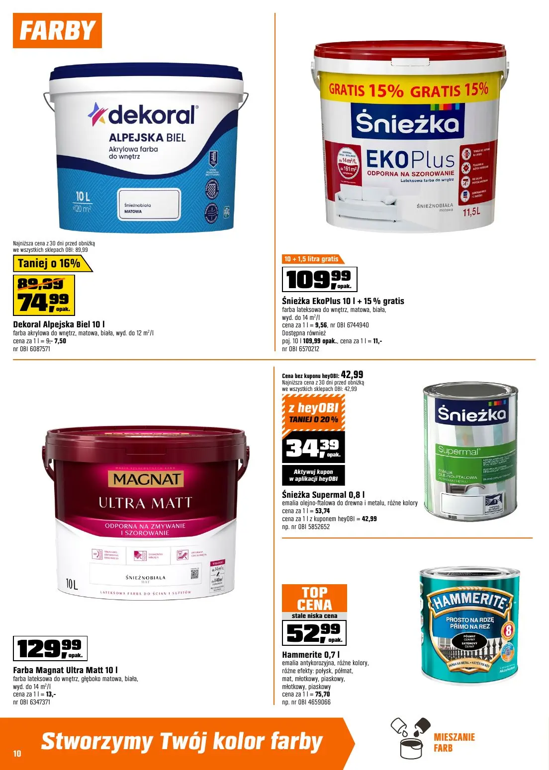 gazetka promocyjna OBI  - Strona 10