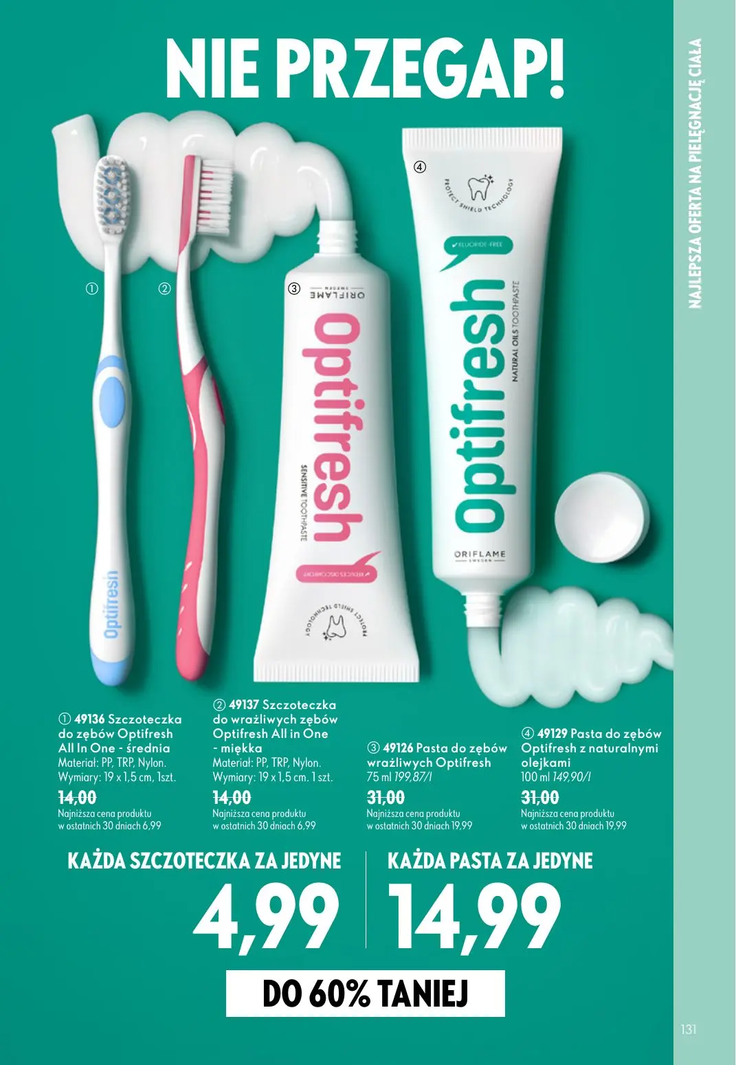 gazetka promocyjna ORIFLAME Podkręć objętość - Strona 131