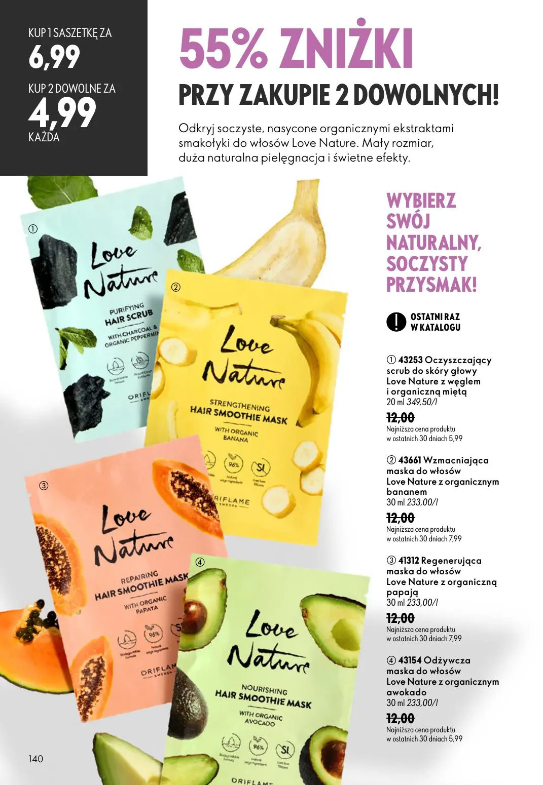 gazetka promocyjna ORIFLAME Podkręć objętość - Strona 140