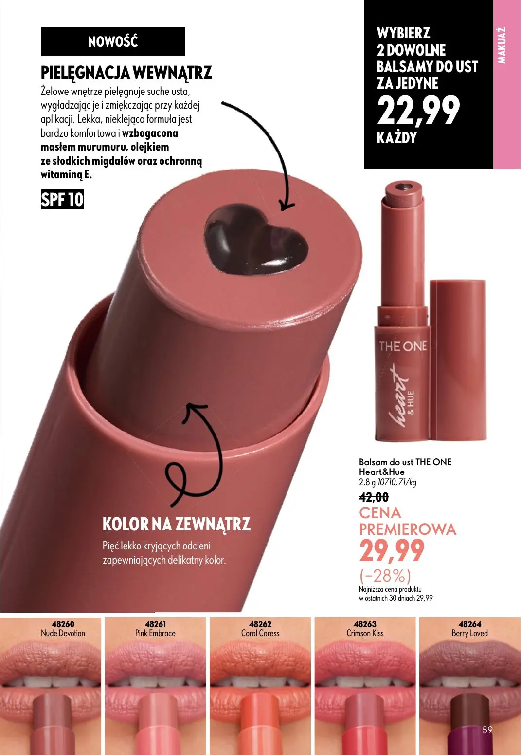 gazetka promocyjna ORIFLAME Podkręć objętość - Strona 59