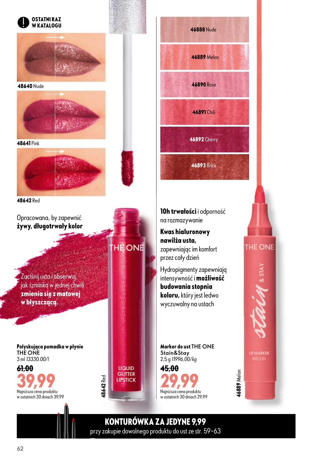 gazetka promocyjna ORIFLAME Podkręć objętość - Strona 62