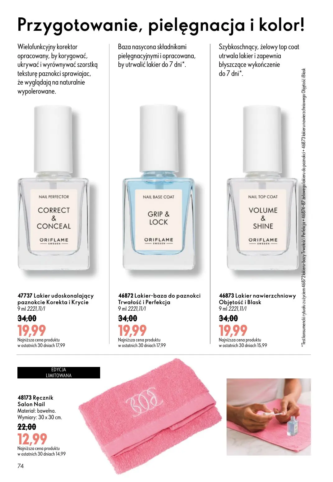 gazetka promocyjna ORIFLAME Podkręć objętość - Strona 74