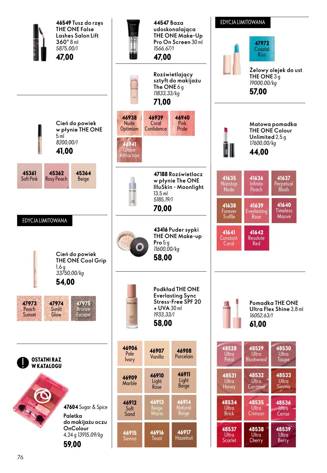 gazetka promocyjna ORIFLAME Podkręć objętość - Strona 76