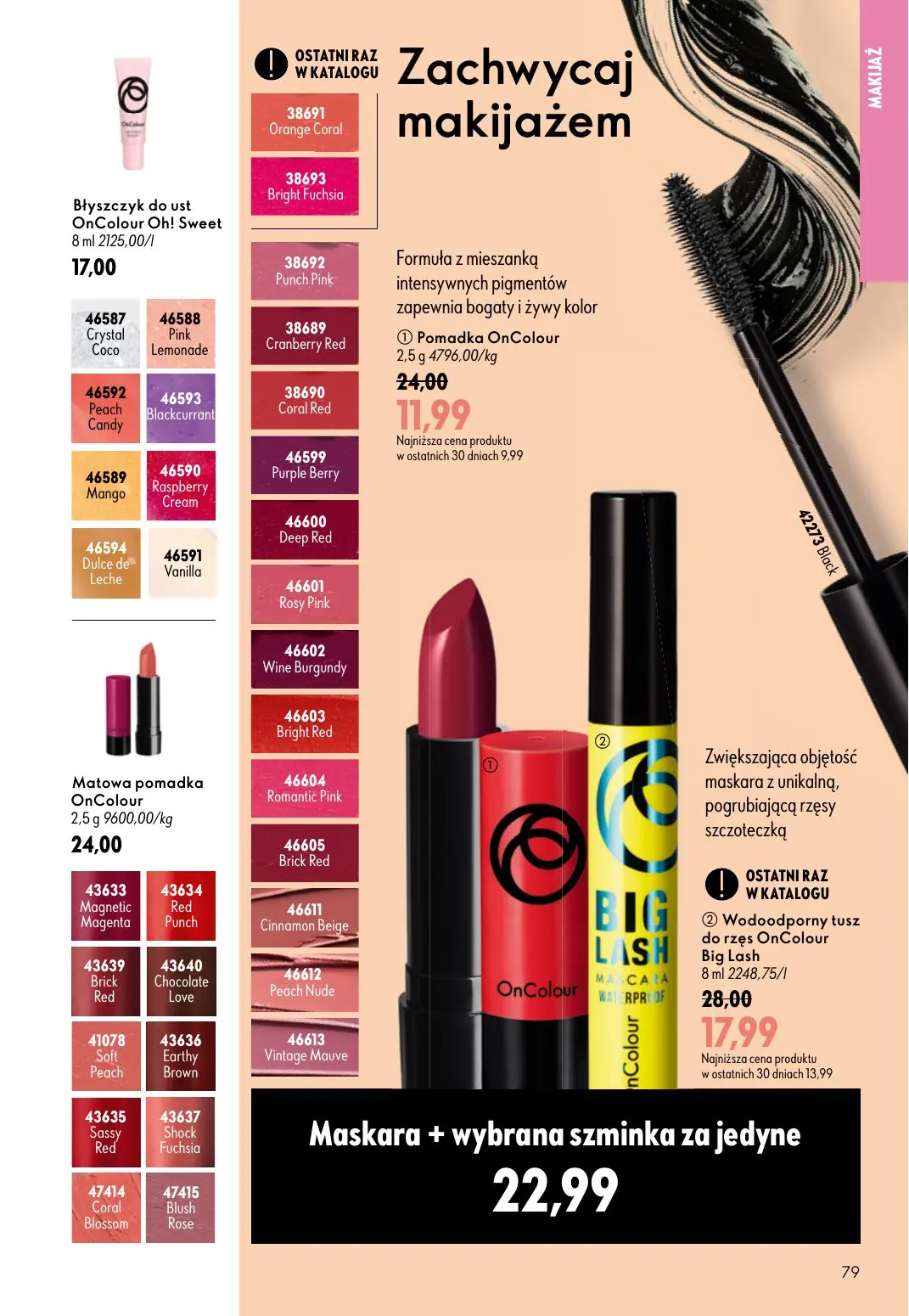 gazetka promocyjna ORIFLAME Podkręć objętość - Strona 79
