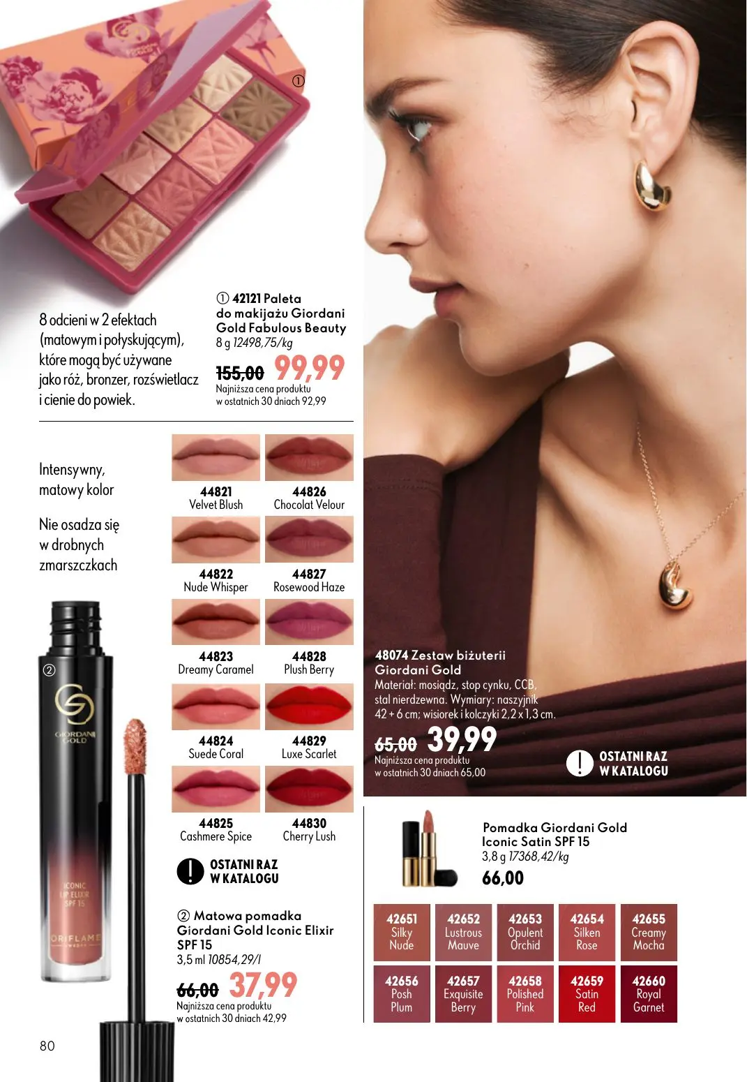 gazetka promocyjna ORIFLAME Podkręć objętość - Strona 80
