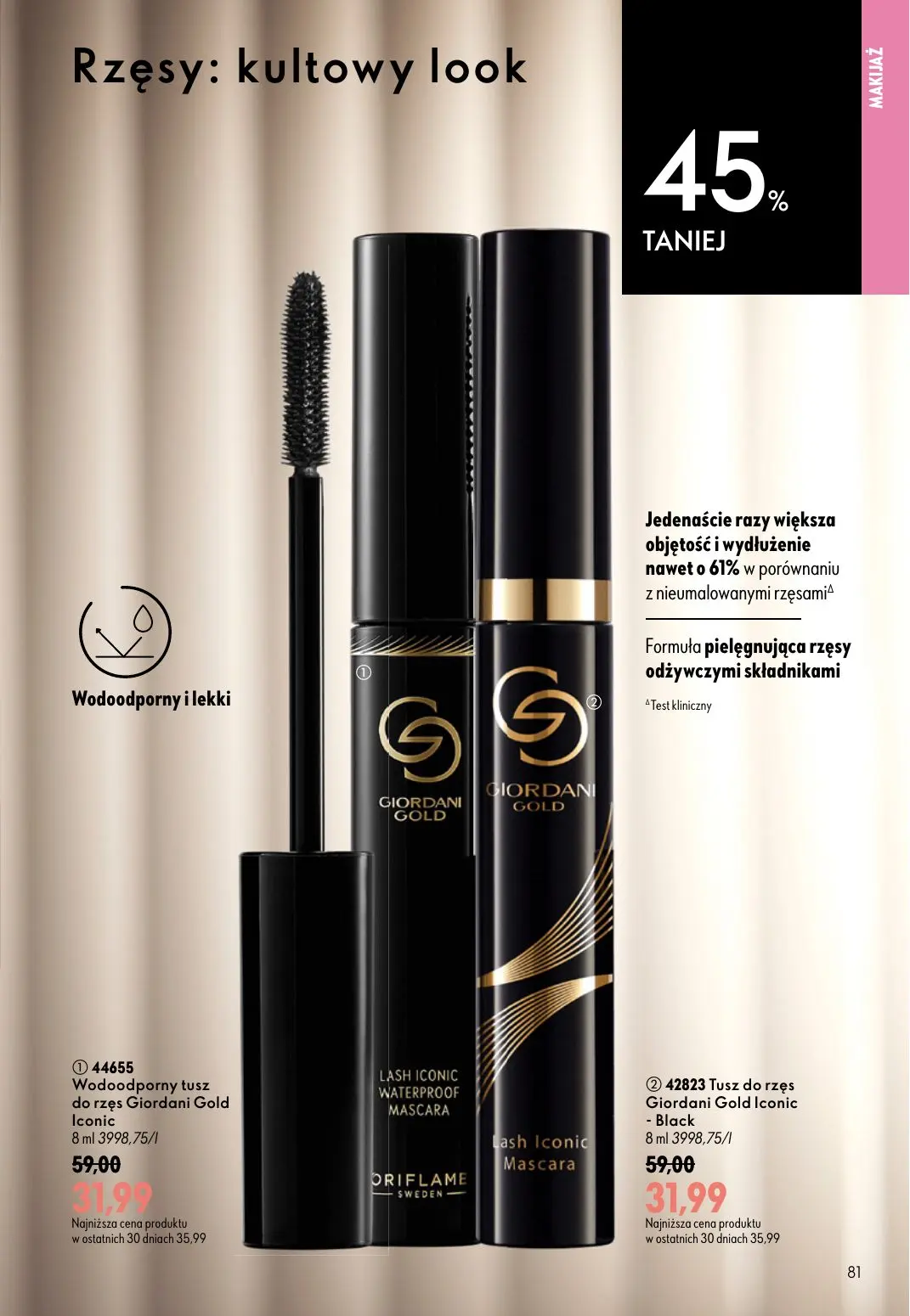 gazetka promocyjna ORIFLAME Podkręć objętość - Strona 81