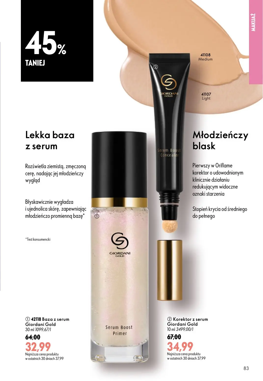 gazetka promocyjna ORIFLAME Podkręć objętość - Strona 83