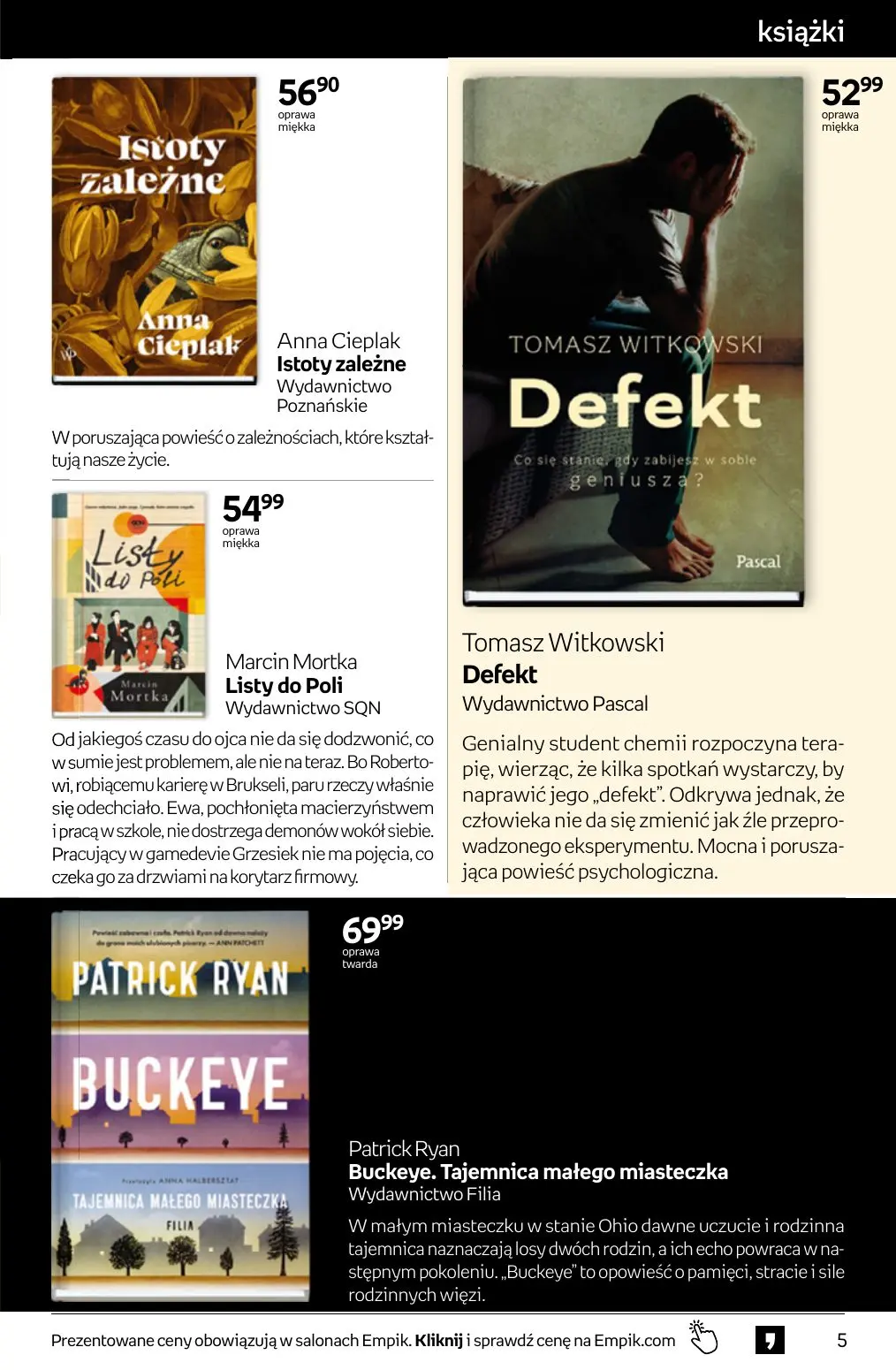 gazetka promocyjna Empik Tom kultury - Strona 5