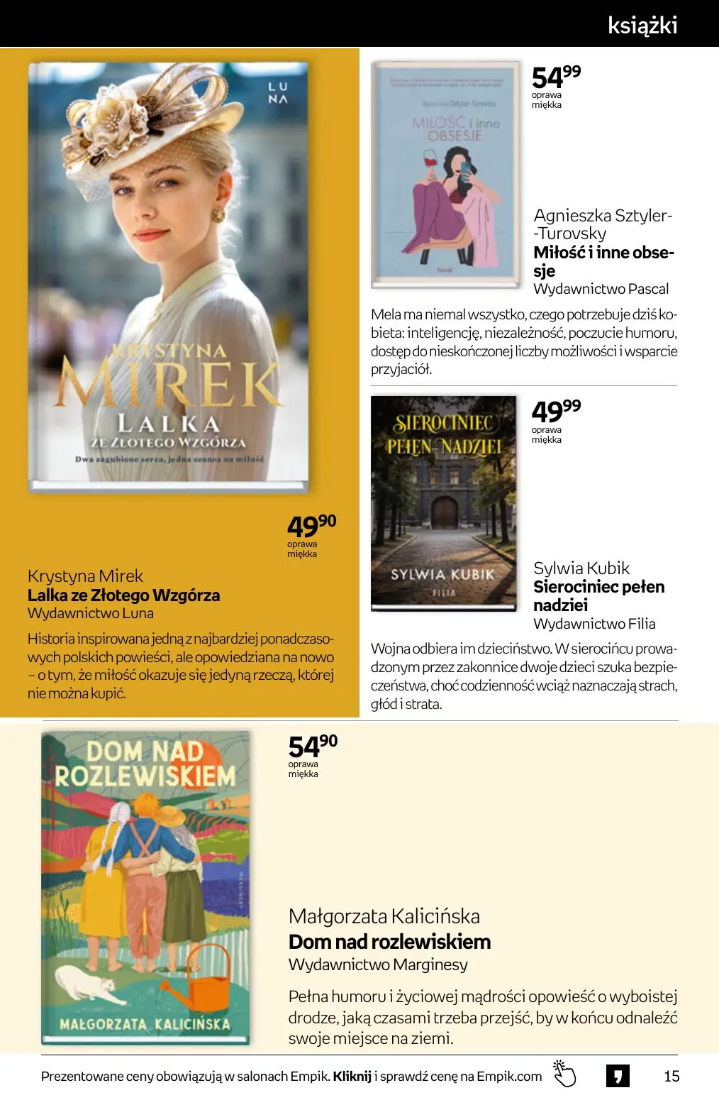 gazetka promocyjna Empik Tom kultury - Strona 15