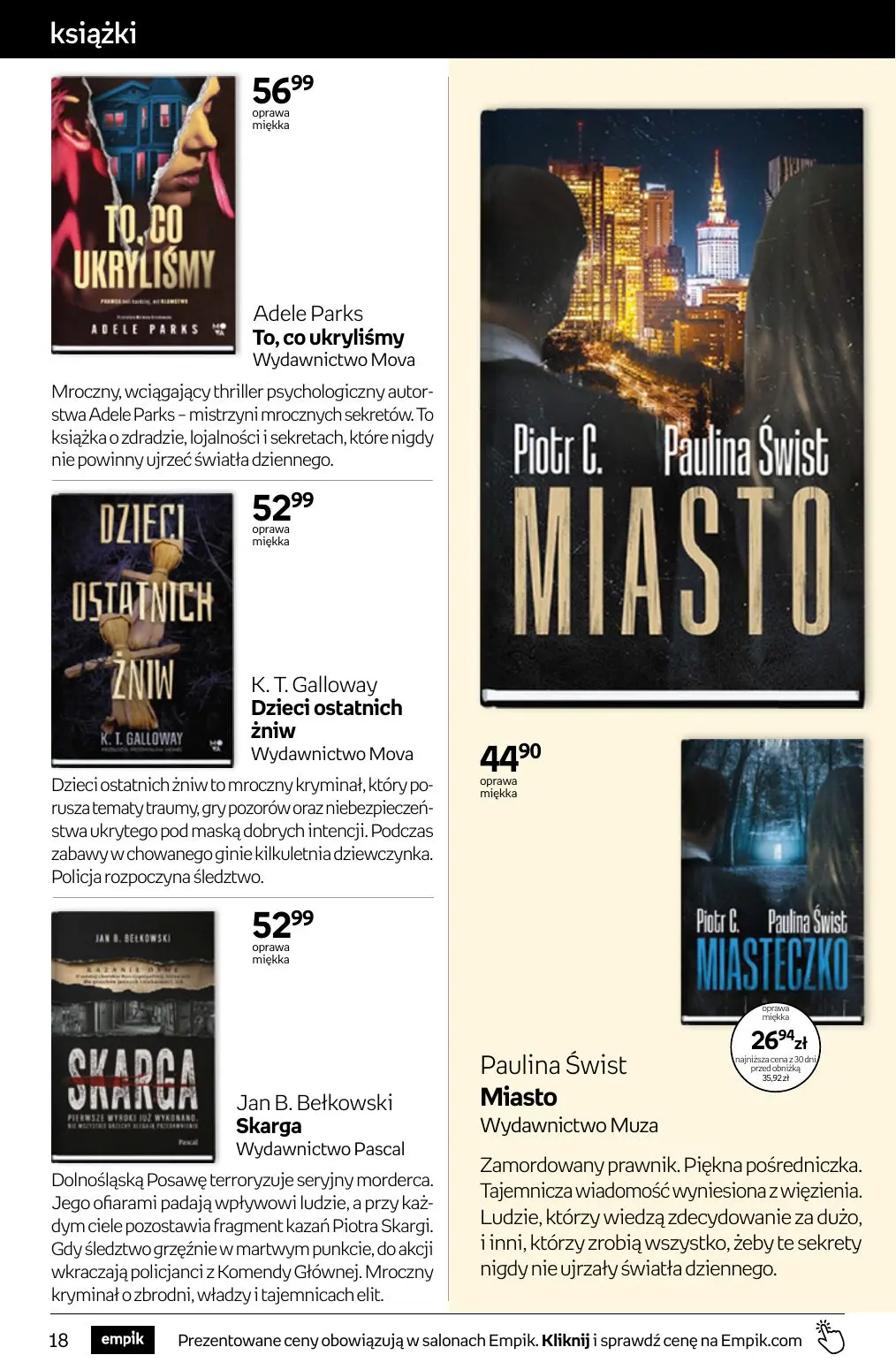 gazetka promocyjna Empik Tom kultury - Strona 18