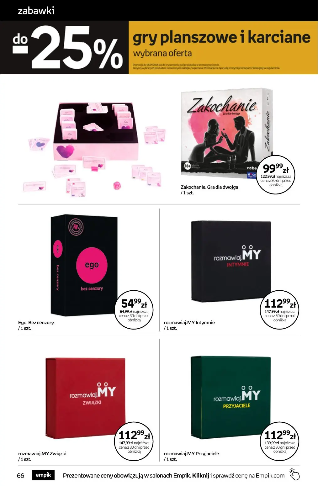 gazetka promocyjna Empik Tom kultury - Strona 66