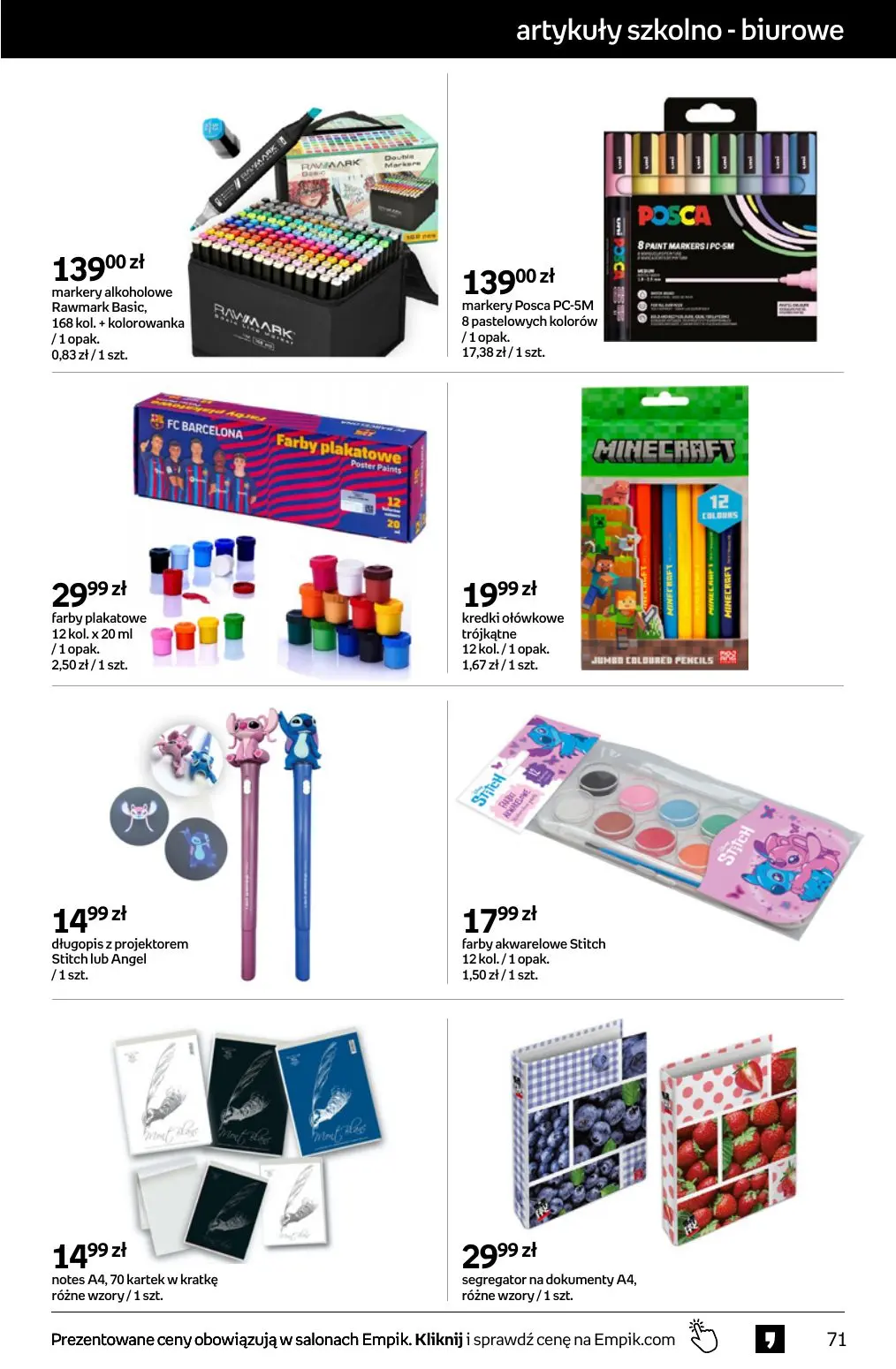 gazetka promocyjna Empik Tom kultury - Strona 71