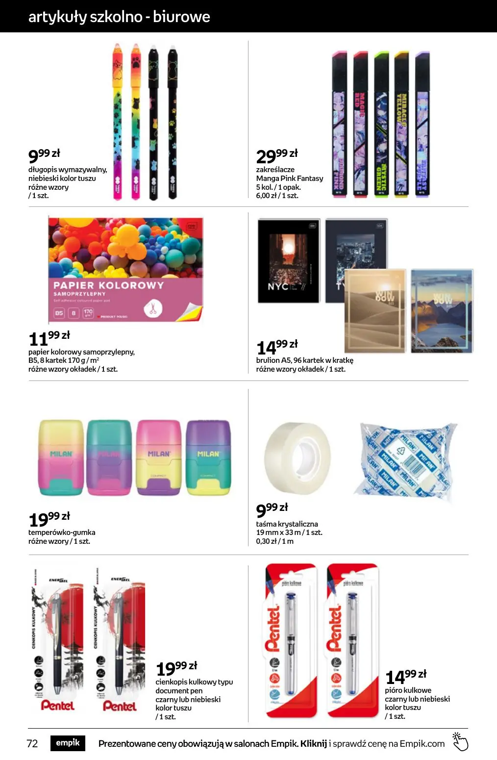 gazetka promocyjna Empik Tom kultury - Strona 72