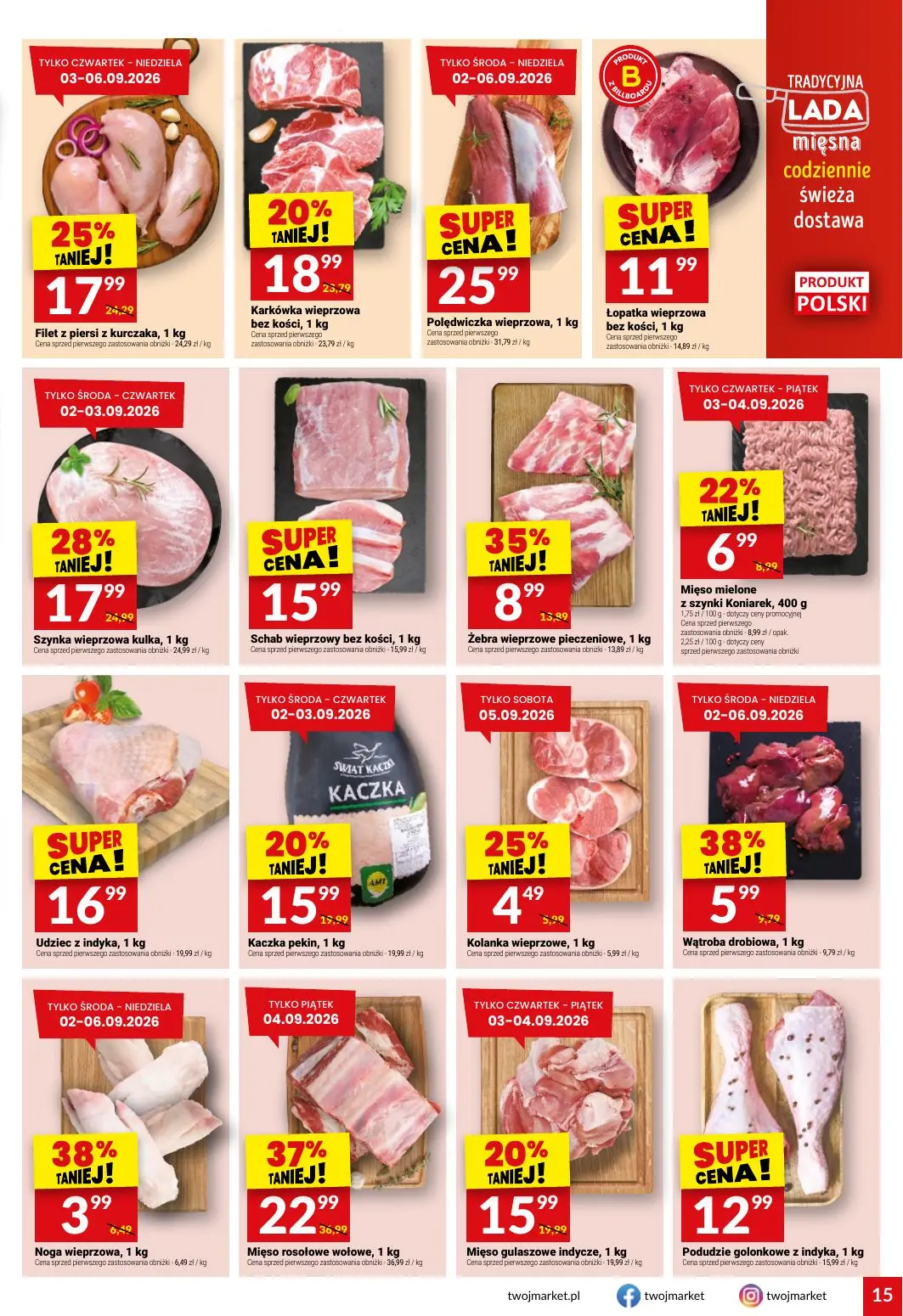 gazetka promocyjna Twój Market  - Strona 15