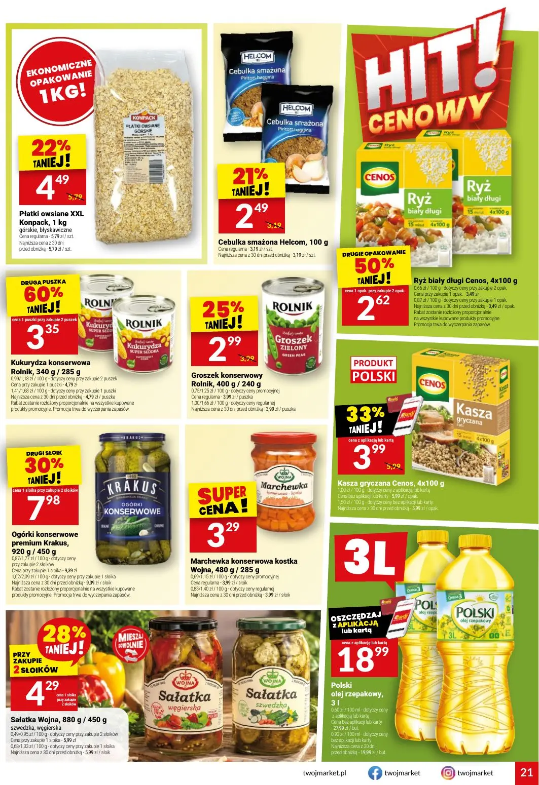 gazetka promocyjna Twój Market  - Strona 21
