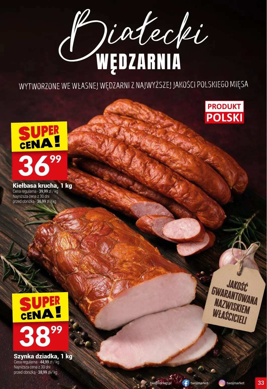 gazetka promocyjna Twój Market  - Strona 33