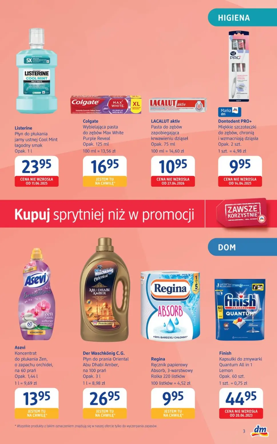gazetka promocyjna Drogeria dm Kupuj sprytniej niż w promocji - Strona 3